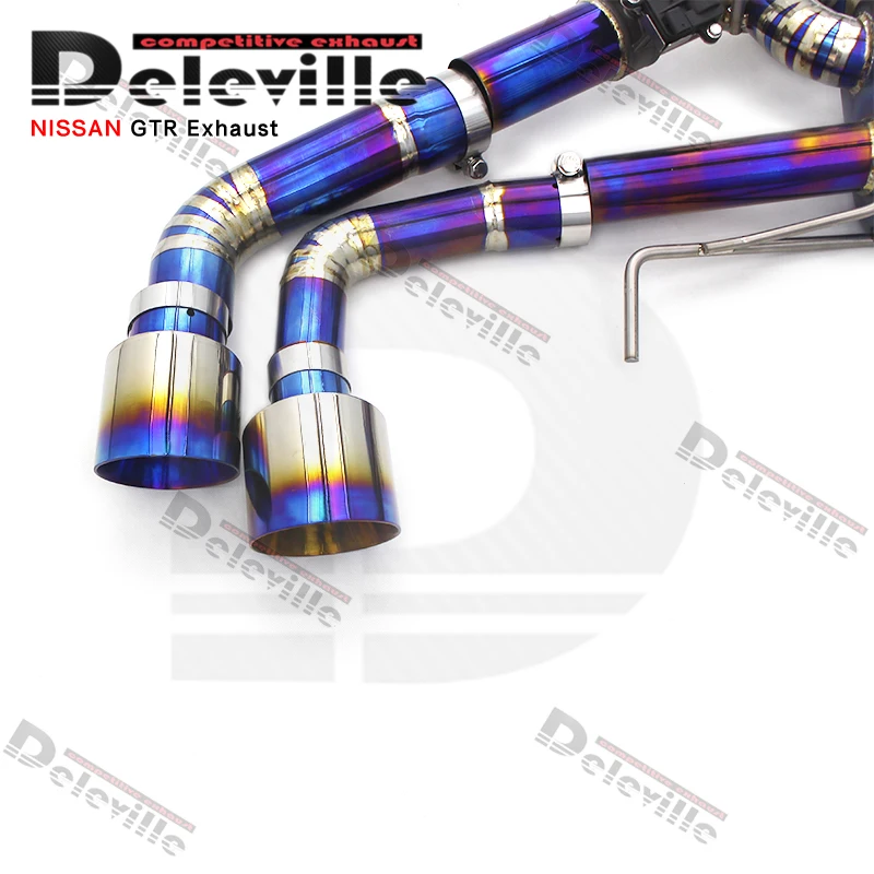 Hight Quality Titanium Alloy Exhaust Pipes Catback Exhaust For Nissan ...