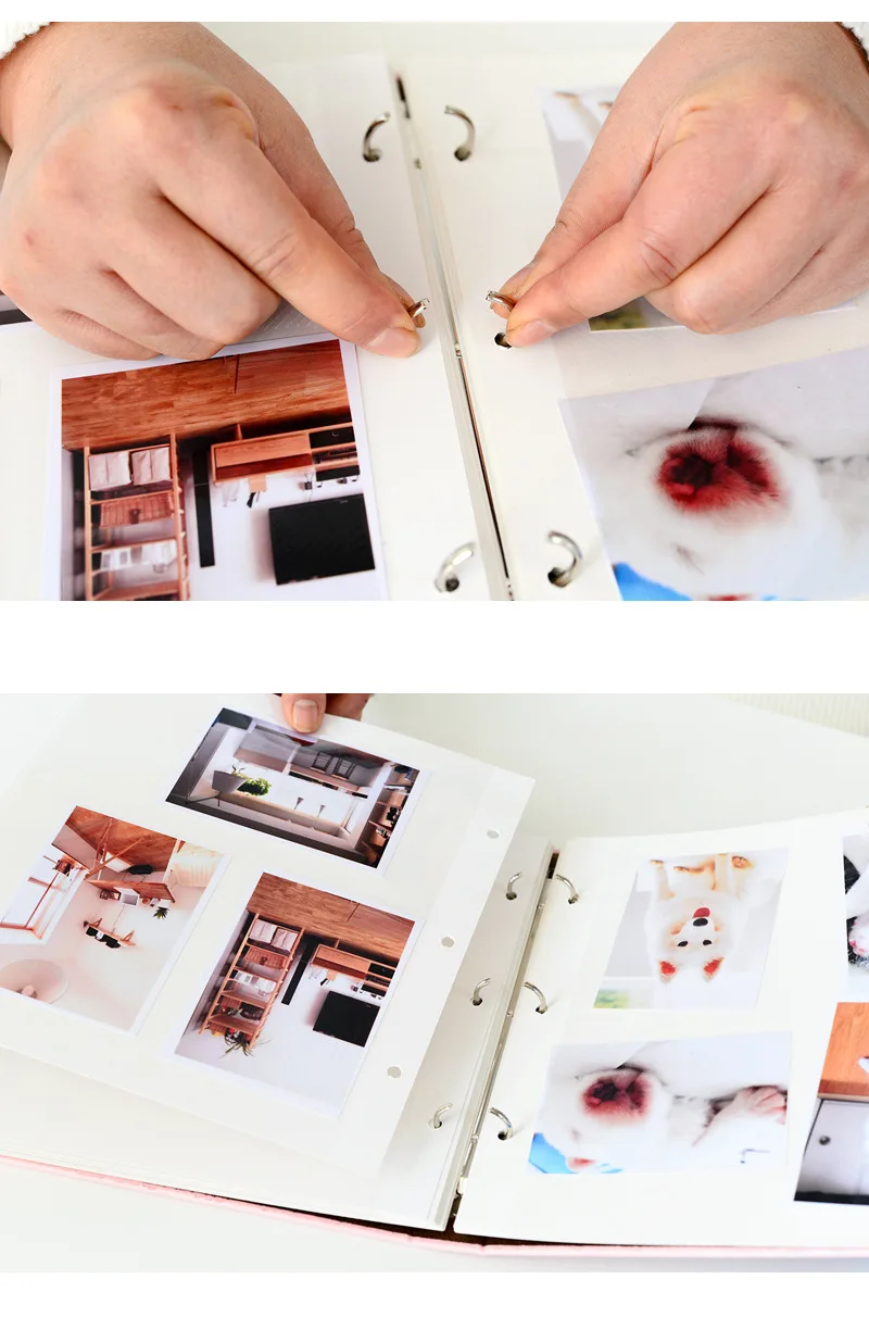 Paper Cover Diy Scrapbook 4*6 Self Adhesive Photo Album Photo Album