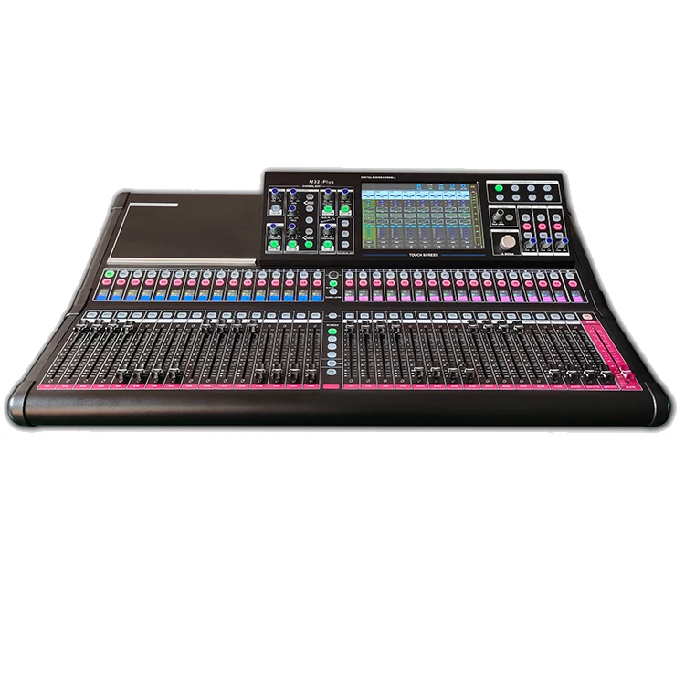 32 Channels Digital Sound Mixer With Dante Card Support 32 Multitrack