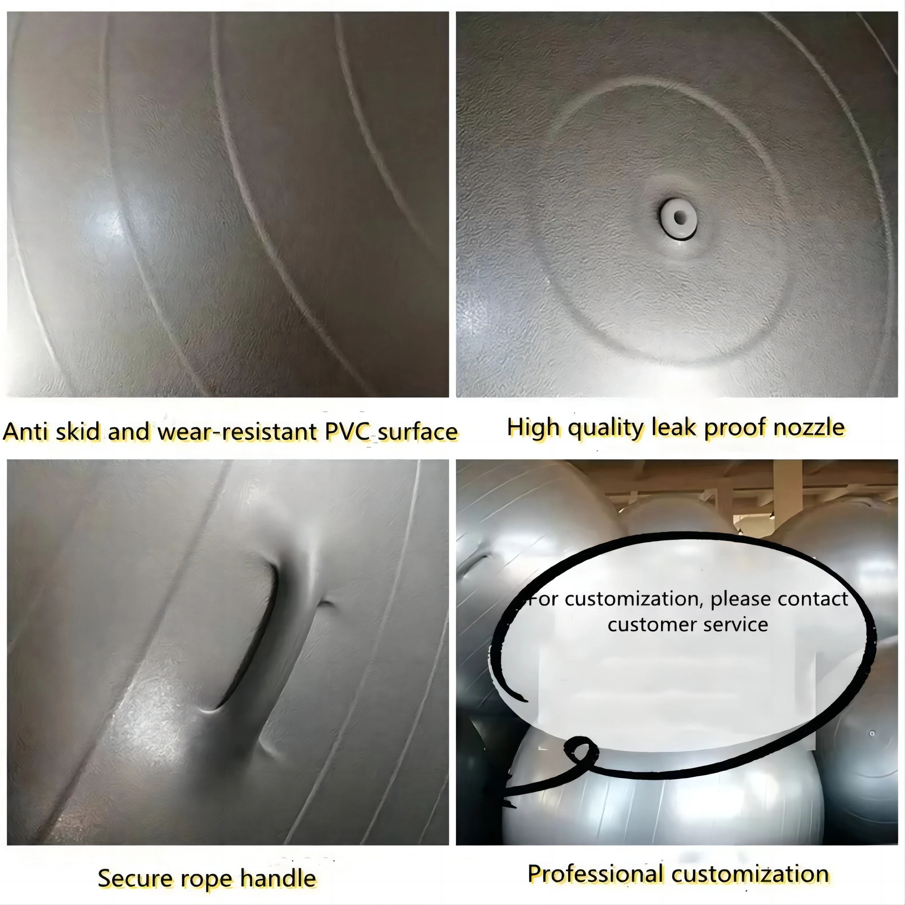 odm pvc anti burst yoga ball with handle 55 75cm sizes customizable colors  logo-5