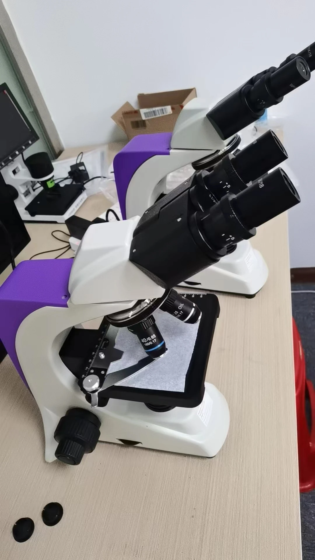 Mt Medical Veterinary Microscope Vet Microscope Series Trinocular Dental Biological Microscope