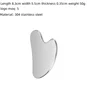 Gua sha per il viso in acciaio inossidabile 1