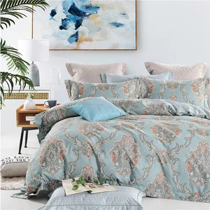 KOSMOS China Bedding Set Queen Printed Bed Sheets Designers Comforter Sets with Comforter