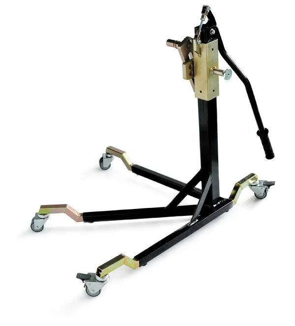 Steel Dolly System Center Moving Motorcycle with Damper Clawer Stand Central Lift Stand SMI2092-R