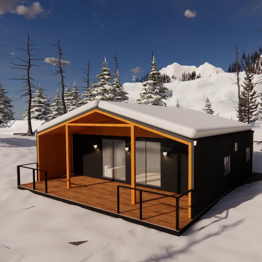 Expandable Container House - Tiny Water Supply 2-4 Bedrooms