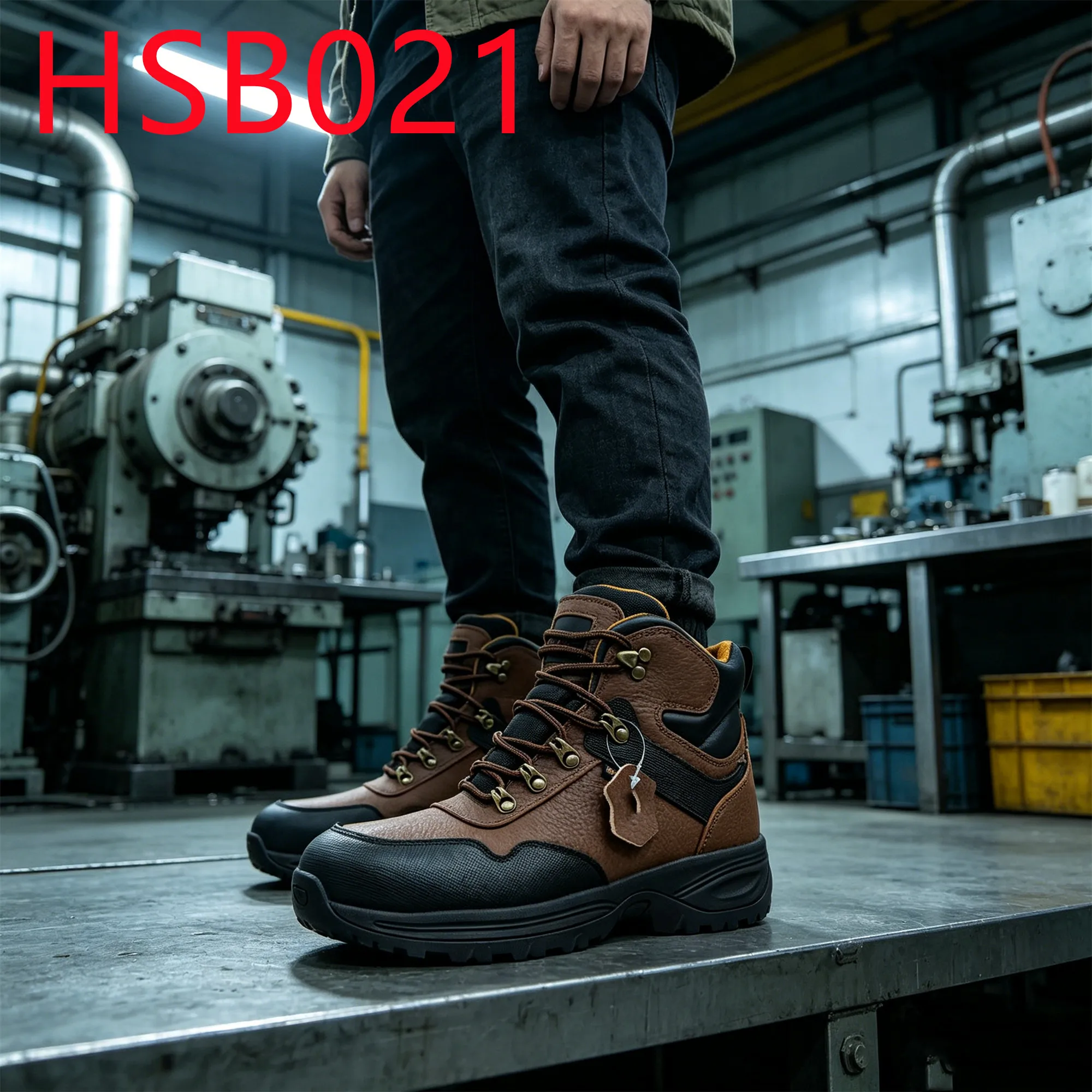YYR,Versatile Usage Best Quality Embossed Leather Safety Boots Factory Mechanic Anti-acid&alkali Outsole Work Shoes HSB021