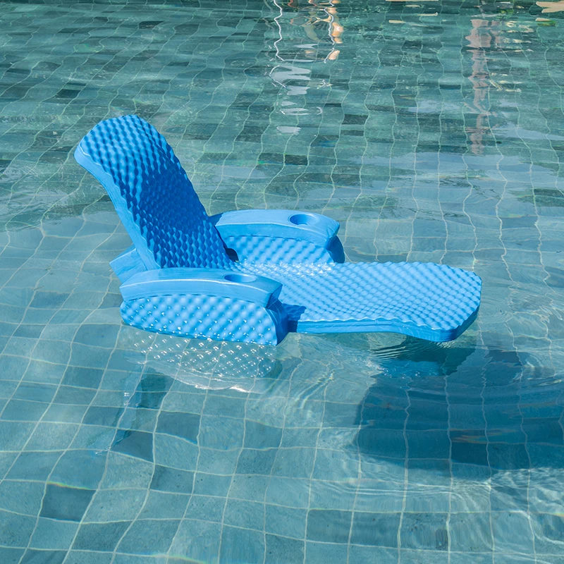 Silla De Agua Flotante No Inflable, Hamaca Plegable Para Piscina Y Playa, Estable Y Portátil Para Adultos