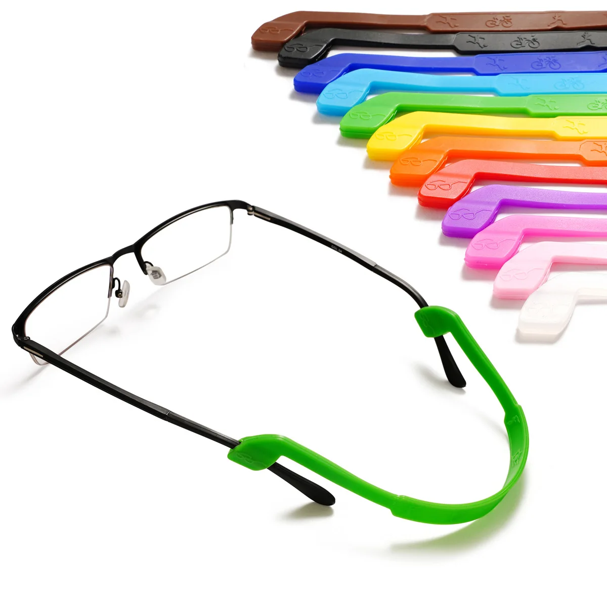 Colorful Silicone Eyeglasses Straps Sunglasses String Ropes