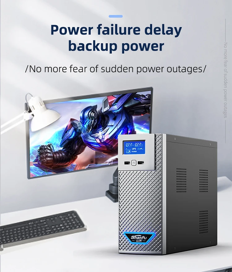 Ups Uninterruptible Power Supply 1500va Office Computer Printer Monitoring Emergency Backup