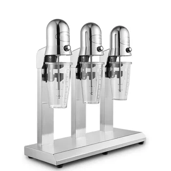 3 Head Stainless Steel Mixing Cup Drink Mixer Ice Cream Maker Milkshake Machine