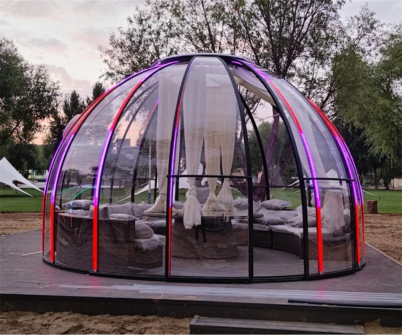 New Style Transparent Bubble Tent Room Camping Hotel Restaurant Tent Clear PC Dome House for Sale