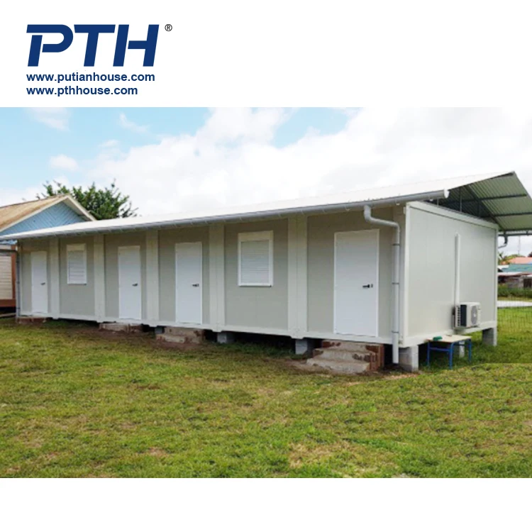 PTH Customized Mobile Combined Container Houses Expandable Prefab Rooms School Classroom for Sale