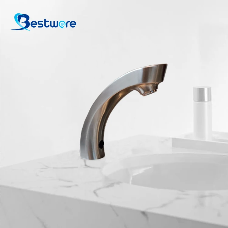 Stainless Steel Hand Washing Infrared Basin Touchless Sensor Faucet Automatic