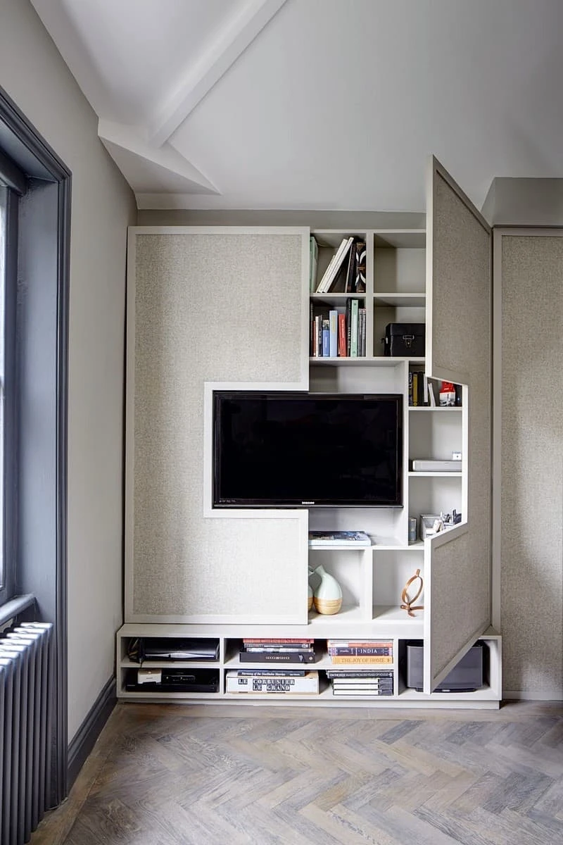 2020 New Design Modern Simple Wood TV Stand Cabinet