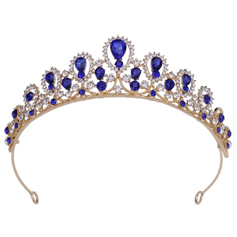 Романтическая Роскошная свадебная тиара со стразами
