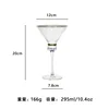 Gold waist cocktail glass