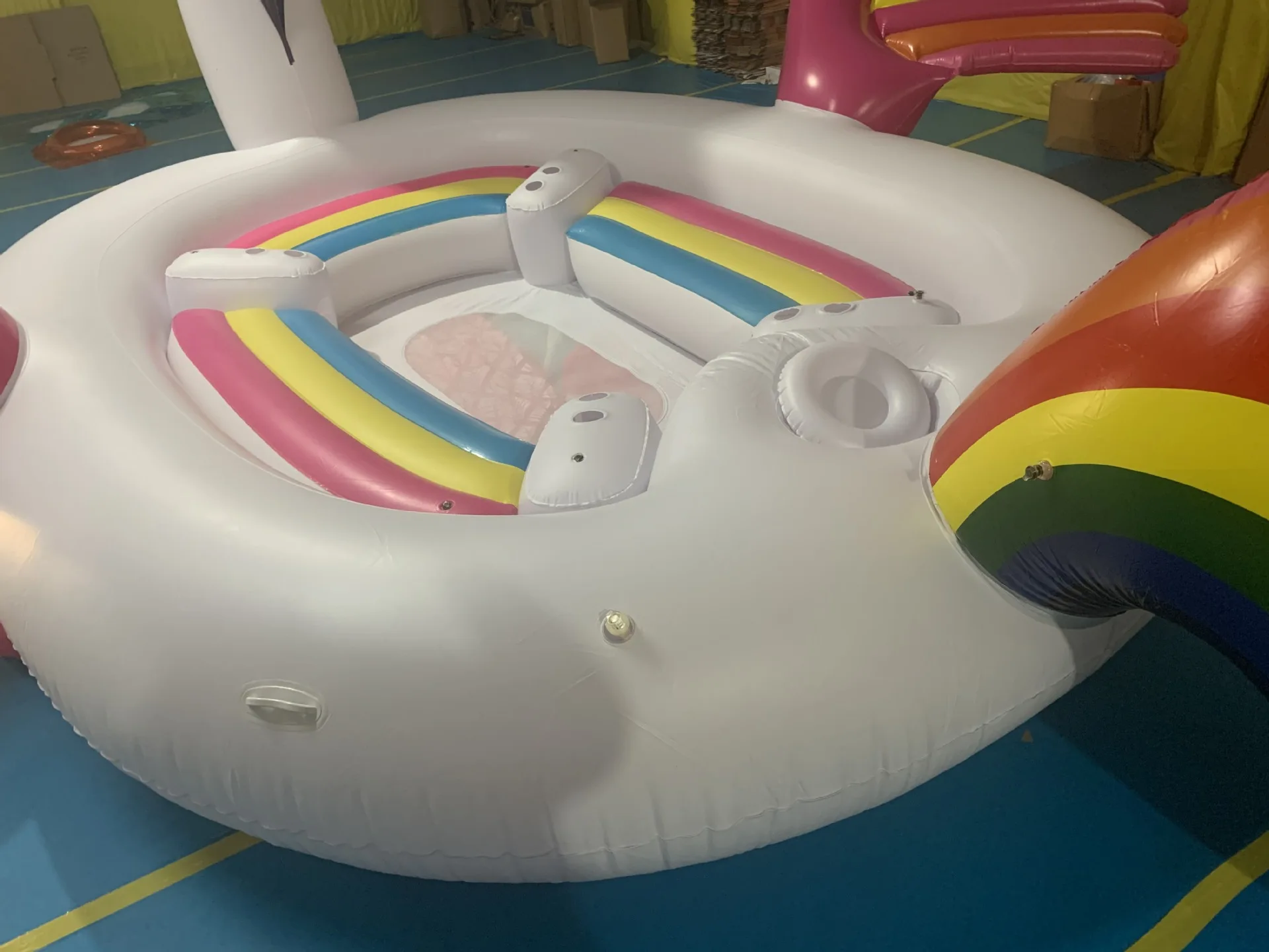 PVC Water Float - Lake Sea Beach Equipment for 6 Persons