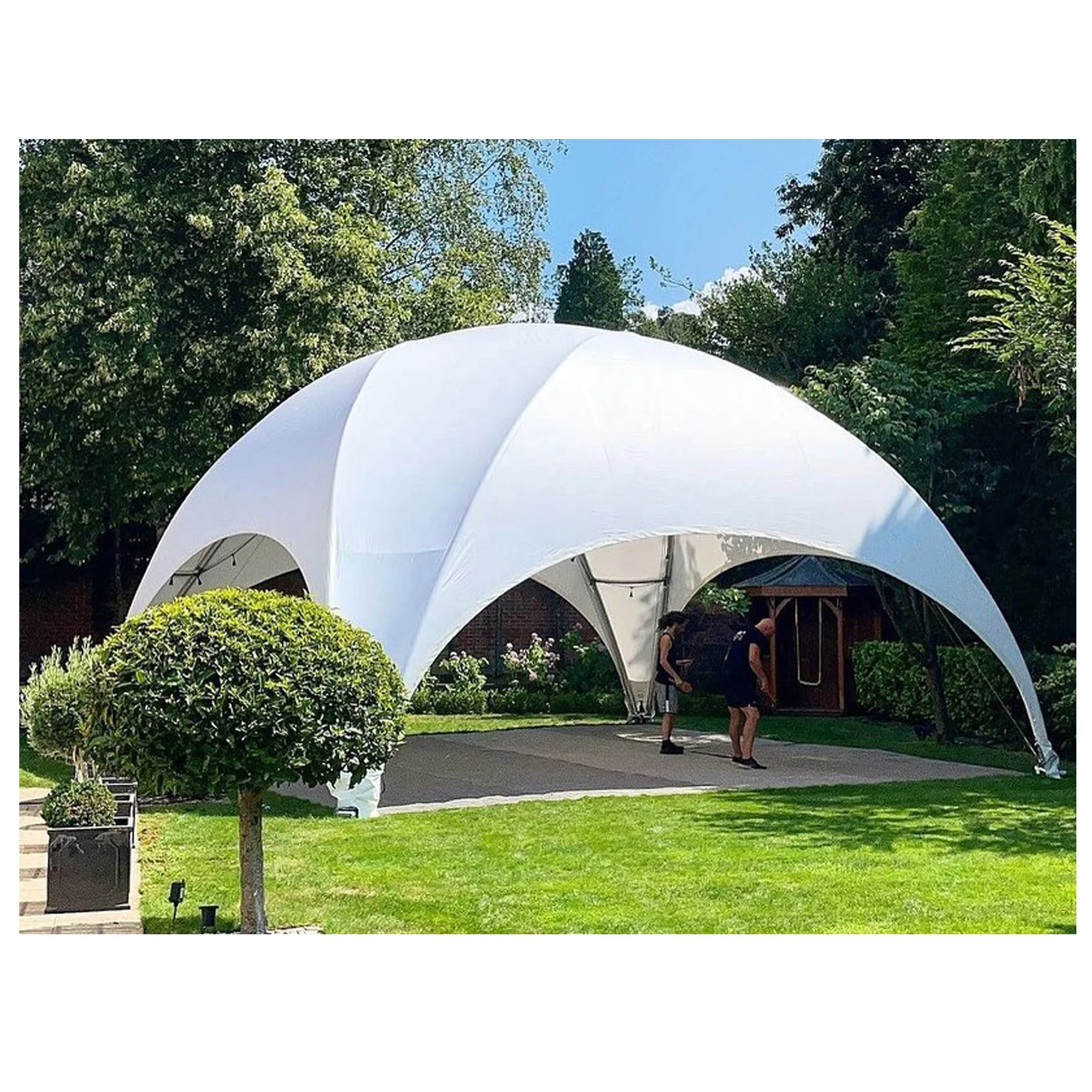 6x6m Deluxe Crossover Dome Tent for Camping and Parties