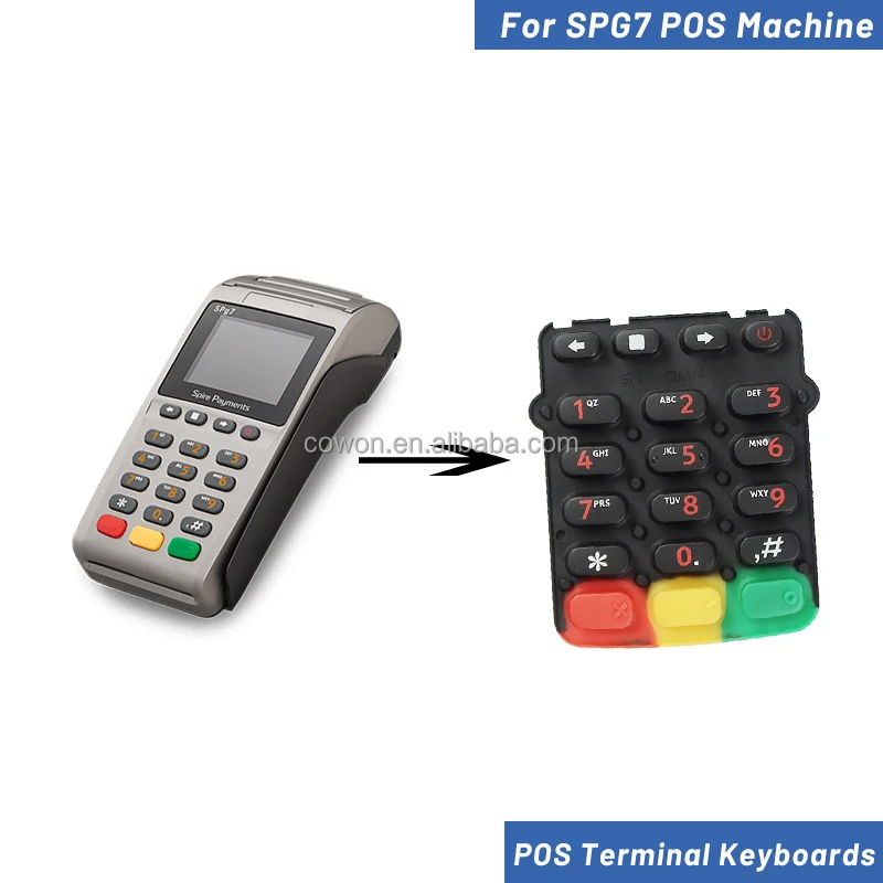 product wholesale vx680 vx675 vx520 v240m sp30 s920 s800 main keypad keyboard pos machine payment number keypad for pax verifone pos-15