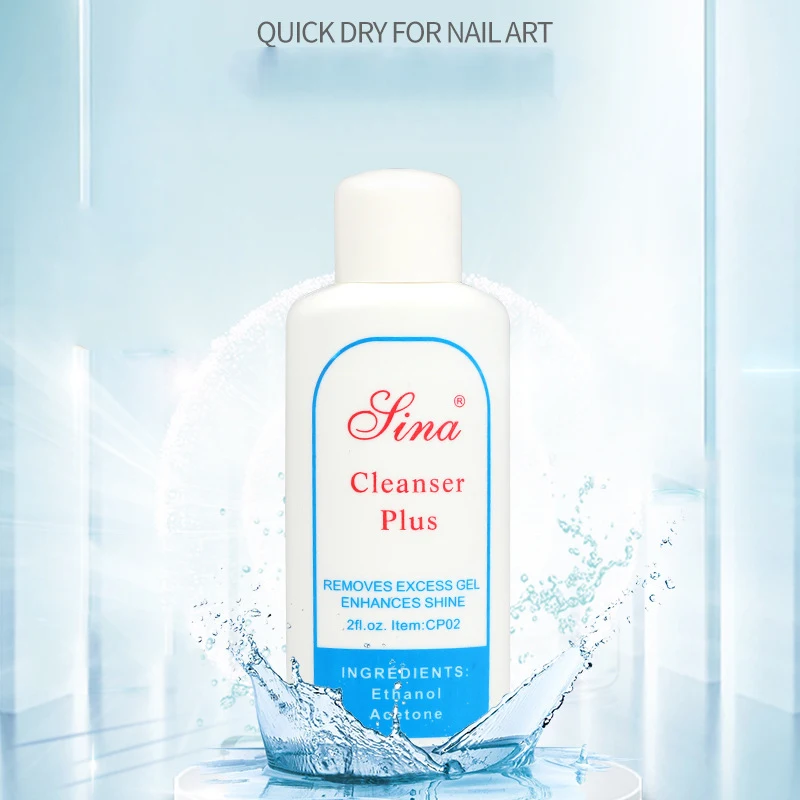 60 мл Быстросохнущий смыватель геля для удаления липких