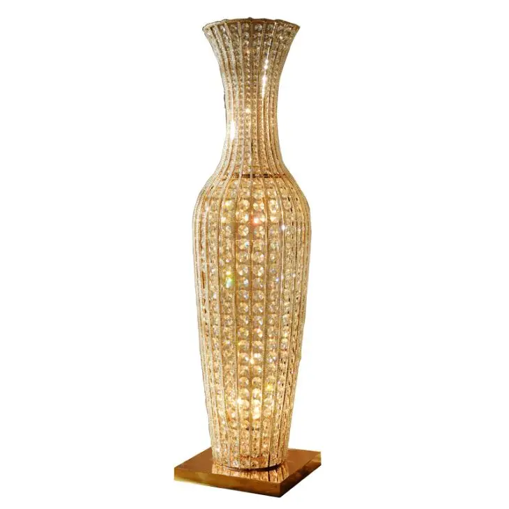 crystal floor lamp