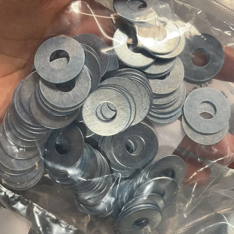 CNC Machine Punching Shim Fender Washers Carbon Steel Zinc Plated Galvanized Gold Fender Washers