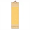 Notes de motif feuilles beiges