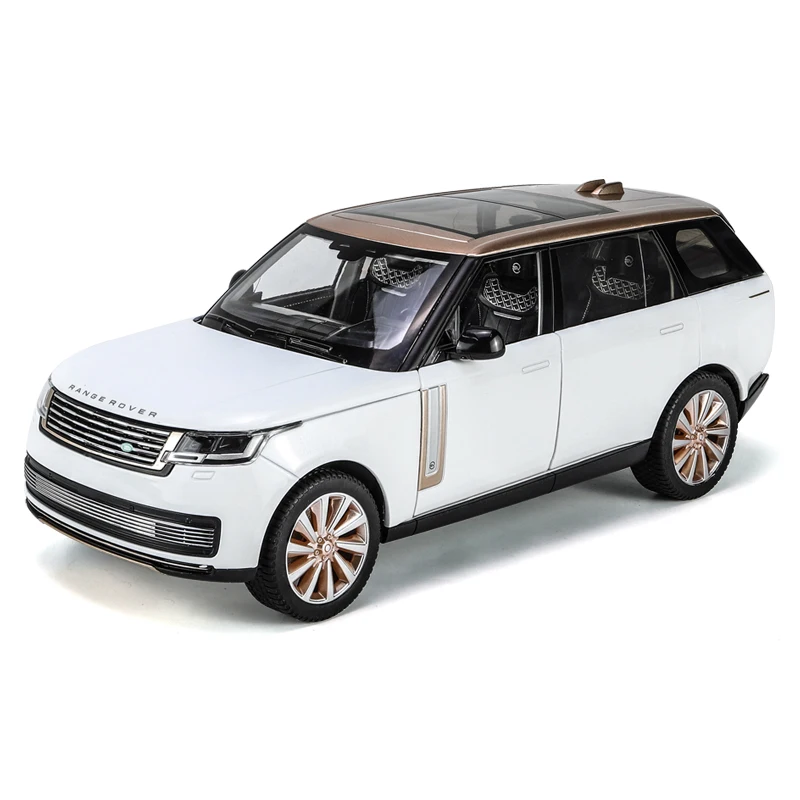 QY TOYS Land R Over SUV 1:18 Doors Opening LED Lighting Alloy Car Model  Diecast Metal Model Toy Car