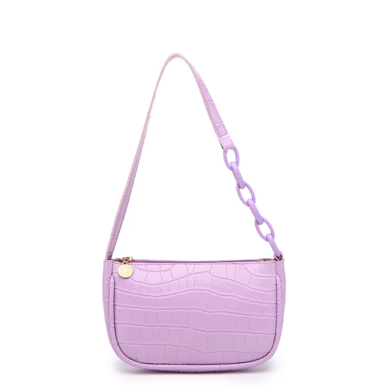 BESTELLA Ladies Handbag Portable Lightweight Trendy Fashionable Women's Shoulder Bag for Girls Crocodile Handbag Bag