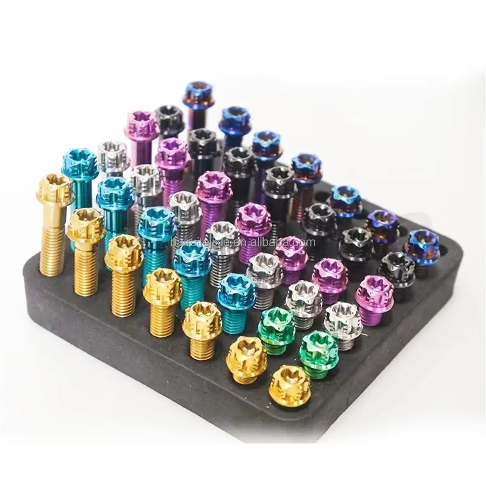 45534-Vite A Testa Esagonale In Titanio M8X1.25 MM 30 MM Compatibile - Foto 4