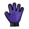 Purple left hand