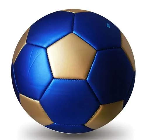 ActEarlier Team Sports Gift Custom logo  Futebol Design Gold Shiny Football Soccer Ball