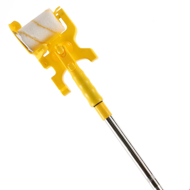 Multifunctional Clean Cut Paint Edger Roller Brush Tool Handheld Wall
