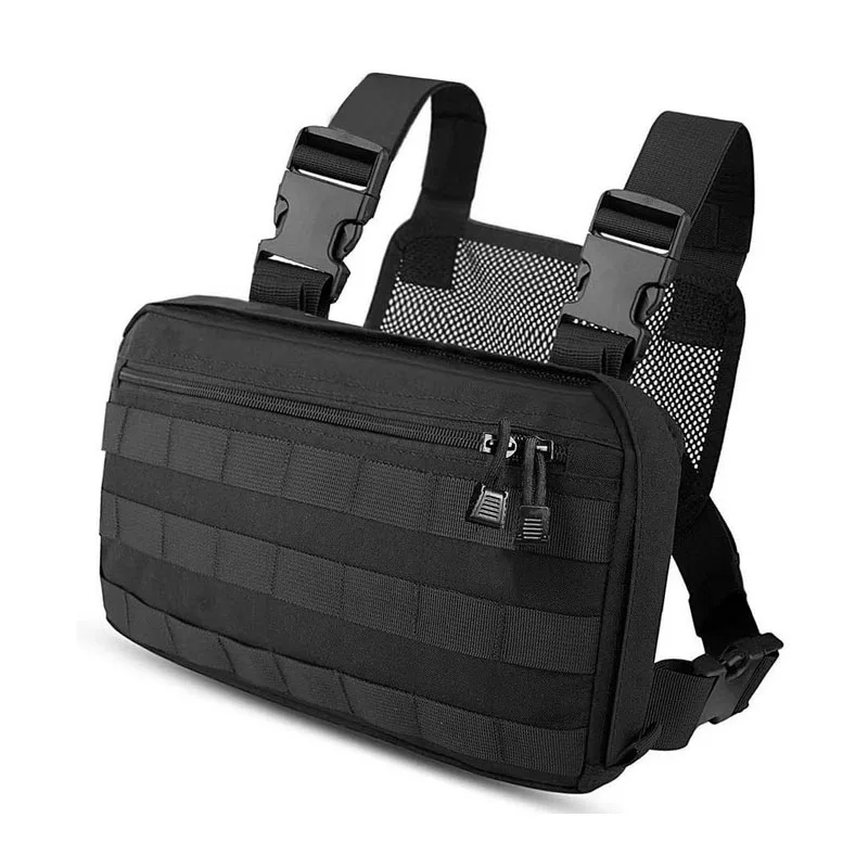 Radio Chest Harness Holder Holster Vest for Two Way Radio