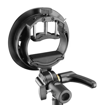 Godox S2 Speedlite S2-Type Camera Flash Bracket Bowens Mount for Godox V1 AD200Pro AD400Pro AD200 V860II TT685 TT600 TT350 detail image