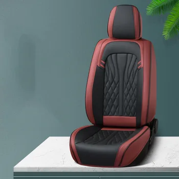 Hot Selling Nappa Leather Waterproof Wear Resistant 5 Seater Cover Breathable Universal Car Seat Cover Full Set