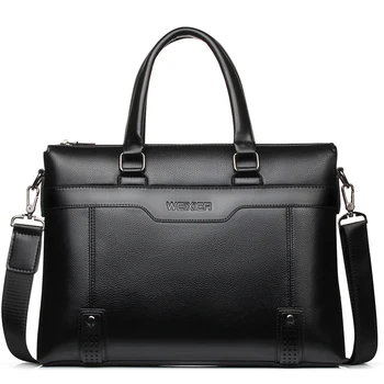 1214 2021 Two Colors Custom Wholesale New High Quality Latest Trendy Fashion Vintage Business Cheap PU Leather Bag Men Handbag