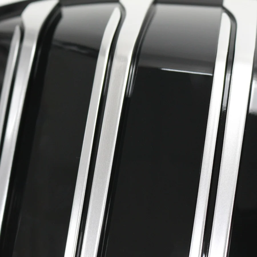product tiypeor car automotive parts front grille silver black glossy decal compatible for bmw i3 2023 model553-7