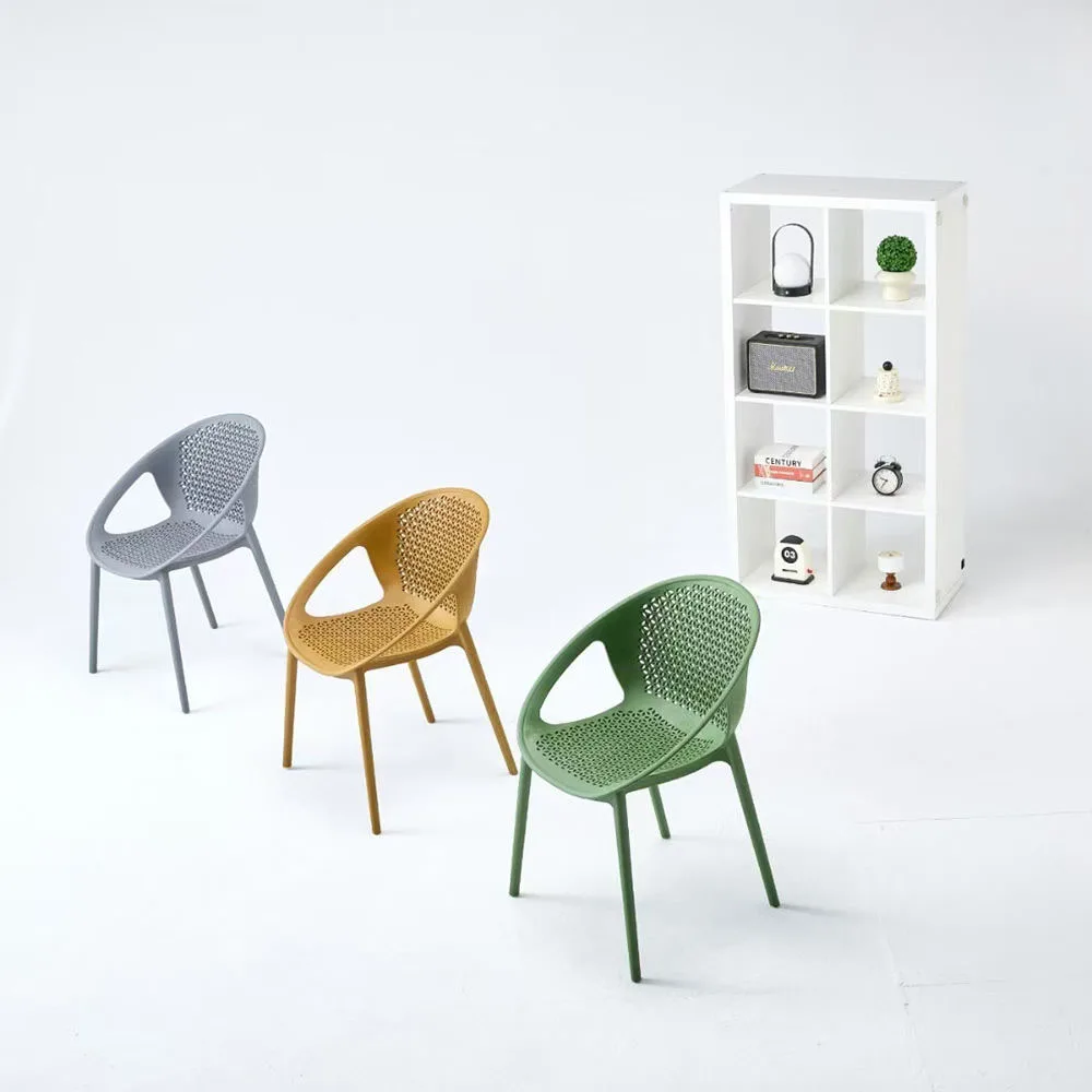 product modern outdoor plastic dining chairs wholesale stackable outdoor cafe patio restaurant garden chair-4