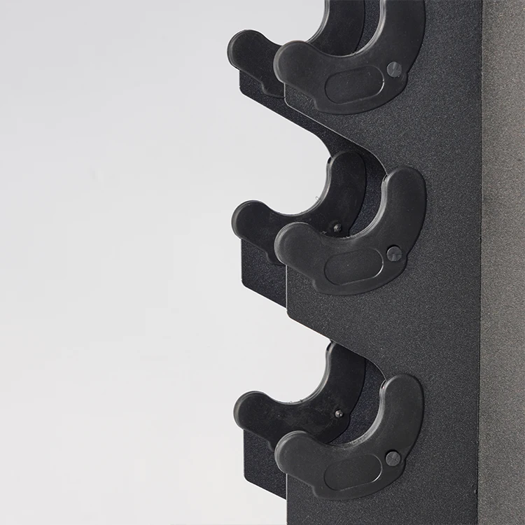 TELLUS  Custom 10 Set Pair Hex Dumbbell Storage Rack Stand Vertical Dumbell Rack