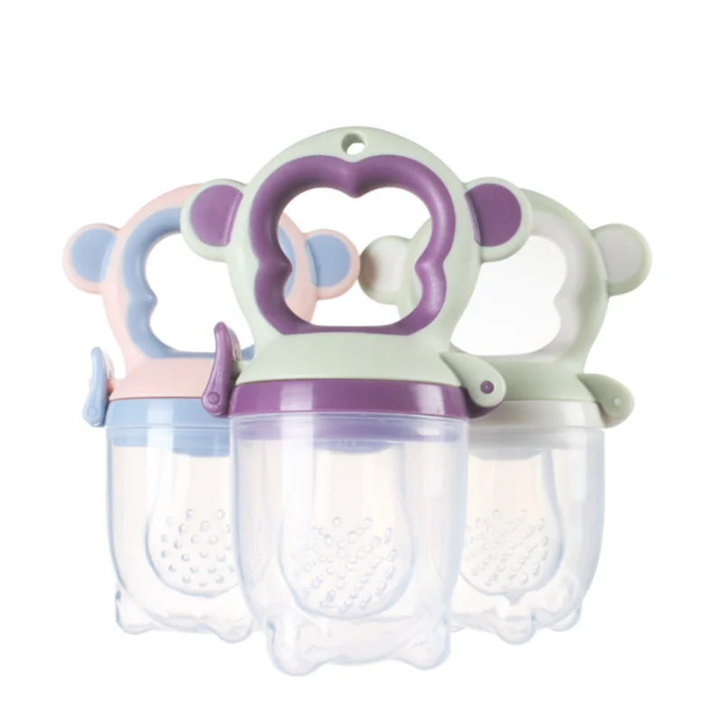 Baby Fruit Food Feeder Pacifier - Fresh Teething Pacifiers, Infant Fruit  Teething Teether Toy for 3-24 Months, 6 Pcs Silicone Pouches for Toddlers 