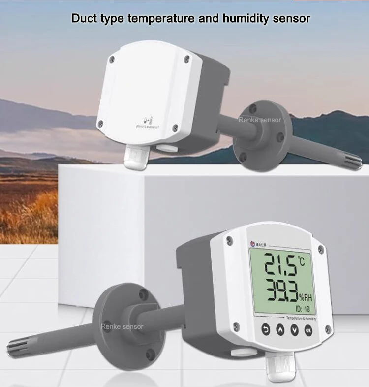 仁科温稀様 仁科液晶4-20毫安气温监测Modbus风道湿度温度传感器| Alibaba.com