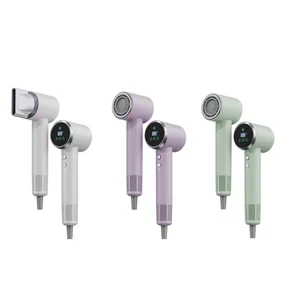 Ionic Hair Dryer with High Speed AC Motor LED Digital Display Intelligent Heat Control for Quick Drying and Hair Care