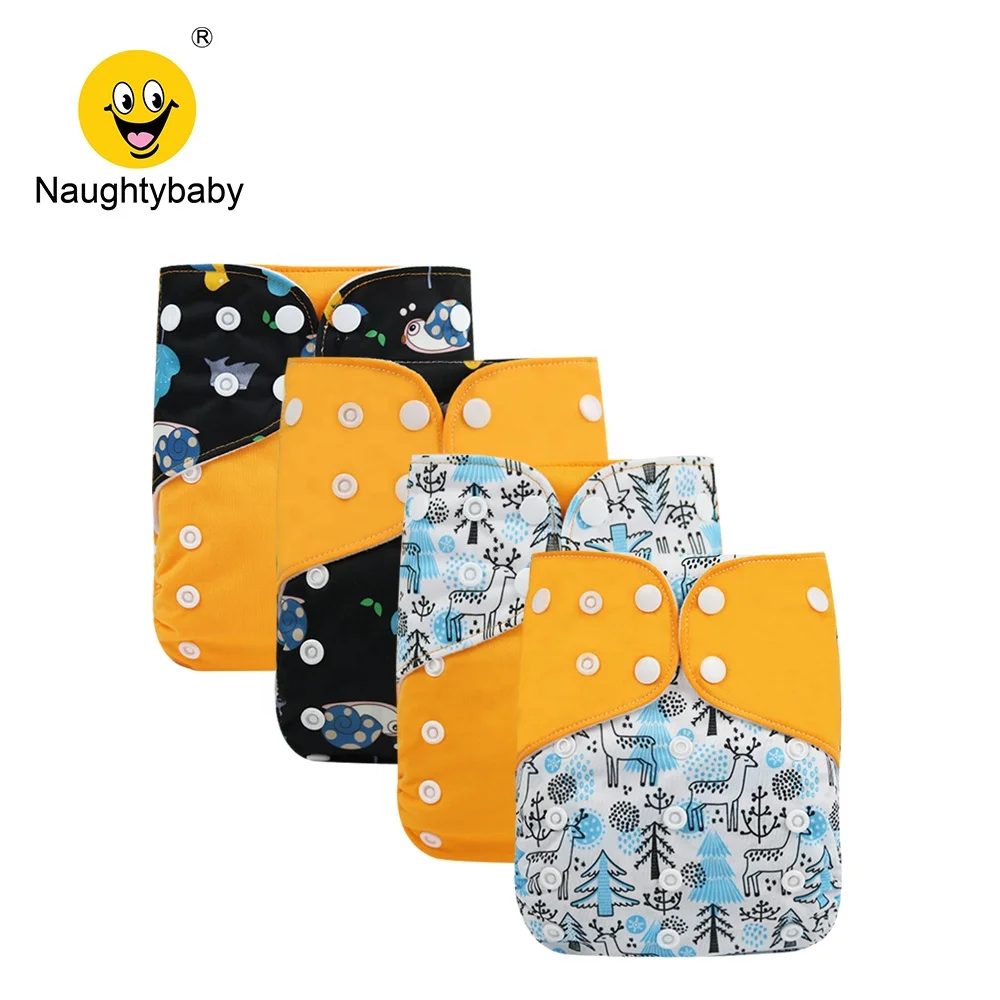 Wholesale High Quality Washable Soft Breathable Pocket Reusable One Size Fits All Cloth Diapers