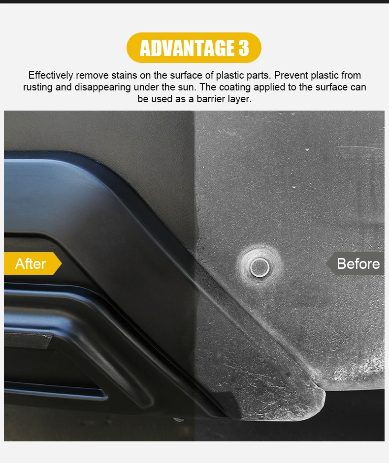 Высокоэффективное автомобильное резиновое пластиковое восстанавливающее покрытие, восстанавливающее жидкость для экстерьера автомобиля, разбрызгиватель с индивидуальным логотипом