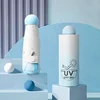 6-bone thickened vinyl-sky blue