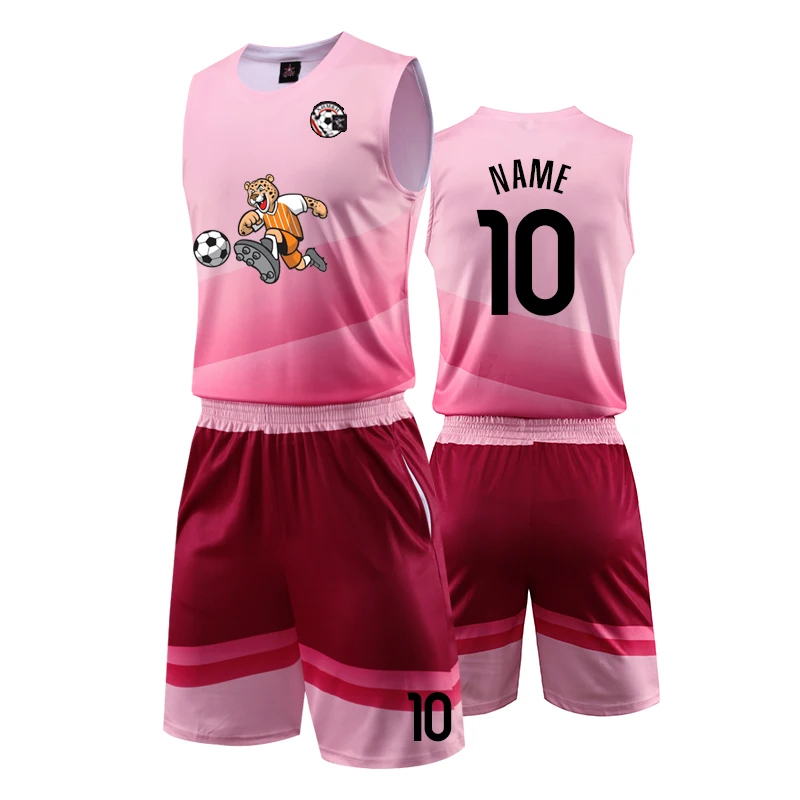 High Quality Sublimated Women Pink Reverse Basketball Jersey