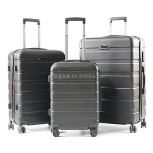 Factory Wholesale High Quality 3pcs Personalized Fancy ABS Suitcase Luggage Set 20/24/28inch Classic Style Spinner