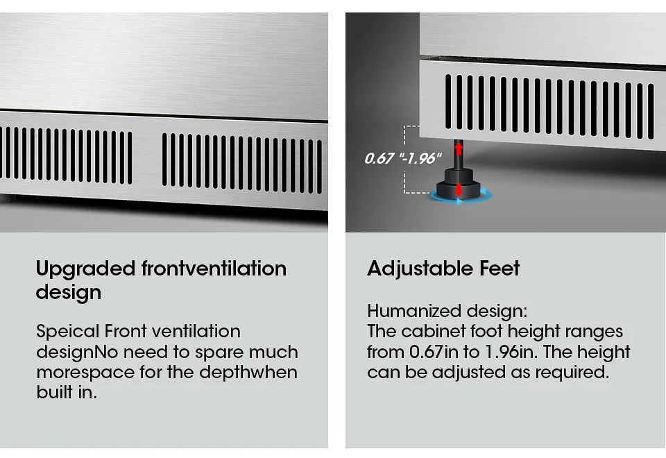 Large Restaurant Refrigerator Solid Door Upright Chiller 110degree