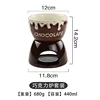 Ensemble de cuisinière à crème anglaise au chocolat